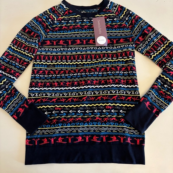 NEW Sweaty Betty Ski Base Layer Seamless Long Sleeve Top Medium - Picture 5 of 8